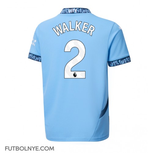 Camiseta Manchester City Kyle Walker #2 Primera Equipación 2024-25 manga corta